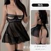 Lencería sexy para mujer, lencería transparente de malla, tentación sexy, camisón con tirantes abiertos, pijama de pasión 8403