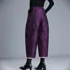 Pantalones Casuales Jacquard de Encaje Versátiles, Elegantes, Juveniles, Adelgazantes para Tallas Grandes, Moda de Primavera y Otoño para Madres de Mediana Edad
