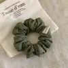 Tecido Plissado Simples Versátil Clássico Poá Doce Diário Flor de Cabelo Coque Rabo de Cavalo Elástico de Cabelo Intestino Grosso Corda de Cabelo