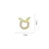 Famoso en Internet Corona de Navidad para Uñas con Diamantes Perlas Decoración Versátil Joyería de Diamantes para Uñas Dorados y Plateados Japoneses de Alta Retención de Color