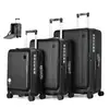 Maleta de ruedas giratorias de 20 pulgadas para viajes transfronterizos con tapa de apertura frontal, estuche de viaje ligero con protección de contraseña en stock