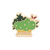 Transfronterizo Caliente AliExpress Caliente Dibujos Animados Creativo Divertido Broche Planta Cactus Combinación Maceta Goteo de Aceite Broche