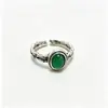 Nueva Moda China Nicho Lujo Ligero Cardumen de Peces Fideos de Huevo Peces Pequeños Anillo Moda Femenina Abierto Ajustable Anillo Incrustado Lujo Ligero Caliente