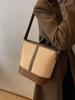 Bolsa Pequeña 2026 Nueva Moda Bolso de Hombro de Lona Bolso Casual para Mujer Versátil Bolsa para el Trabajo y el Trayecto Bolso Cubo