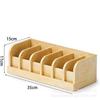Caja de Almacenamiento de Madera para Cinturones de Casa Vestidor Caja Organizadora de Múltiples Compartimentos para Cinturones y Corbatas Caja de Exhibición para Almacenamiento de Relojes