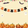 20.24 millones Colgante Decoración Fiesta de Halloween Flor Artesanía de Papel Calavera Fantasma Costura Bandera de Papel Suministros para Fiesta