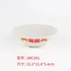 Plato de Servir de Melamina para Comida Caliente y Barbacoa Famoso en Internet de Chongqing, Estilo Vintage Retro Nostálgico, con Diseño de Caracteres Chinos Tradicionales