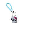 Llavero de cuerda trenzada creativo de la serie Hello Kitty de Amazon, colgante de coche creativo Dunhuang de cuero con dibujos animados