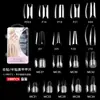 Arte de Uñas Arte de Uñas Ultra-delgado Sin Rastro Uso Extensión de Uñas Sin Limar Transparente Semimate Pegatina Completa Medio Pegatina Parche para Uñas