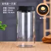 Frasco de Almacenamiento al Vacío de Vidrio de Borosilicato Alto Sello de Presión de un Botón Lata para Té Cáscara de Mandarina Seca Alimentos Secos Frasco para Almacenamiento de Granos de Café