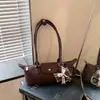 Bolso de ante vintage para debajo del brazo para mujer, nuevo bolso de mano de moda trendy 2026, bolso de hombro simple para debajo del brazo