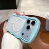 Popular funda magnética 2 en 1 con patrón de ondas, adecuada para Apple 18PROMAX, moderna 16/15, anticaída 11