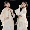 Tema Estúdio Fotográfico Novo Retrô Novo Estilo Chinês Vestido Amassado com uma Vibe Descolada para Sessão de Fotos da Barriga de Grávidas