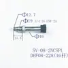 Válvula Solenoide de Cartucho Roscado de Dos Posiciones y Dos Vías Normalmente Cerrada DHF08-228/SV08-28/SV08-2NCSP-L
