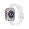 Apple iwatch567SE Transparente Translúcido Jelly Helado Hebilla Mariposa Correa de Reloj Deportiva de Silicona