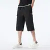Shorts Casuais Masculinos de Verão Novos Tamanho Europeu Transfronteiriço Perna Reta Estilo Japonês Versátil Roupa de Trabalho Camuflado Shorts de Praia