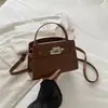 Estilo Nuevo Otoño 2026 es un Bolso de Mano Moderno y Sencillo con Diseño de Cierre de Candado para Mujer, Elegante, de Alto Valor, Bolso Cruzado Elegante