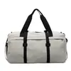 Nova Bolsa de Viagem Feminina Separação Seco-Molhado Bolsa de Ginástica Estampa LOGO Grande Capacidade Compartimento Independente para Sapatos Transversal Esportiva Bolsa de Yoga