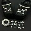 Abalorios para zapatos con agujeros de aleación de metal de mariposa Accesorios de moda de alta gama para bricolaje Decoración de zapatos Accesorios desmontables para bricolaje
