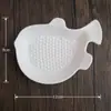 Prato de Moer Wasabi Estilo Japonês Formato de Peixe Cerâmico Moedor de Raiz de Mostarda Fresca Amassador de Gengibre e Alho Criativo Estiloso