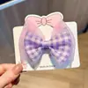 Internet-famoso Princesa Pequena Fita Bow Hairpin Crianças Menina Hanfu Purple Hairpin Acessórios de cabelo das meninas