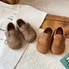Zapatos Birkenstock de Suela Blanda Estilo Coreano para Niñas Primavera/Otoño 2026 Nuevos Zapatos para Bebé Niña Zapatos de Princesa Elegantes Planos para Niña Pequeña