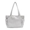 Bolso de hombro de pana sencillo e informal de moda, nuevo bolso de mano de otoño 2024, bolso cruzado para estudiantes y mujeres.