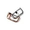 Venta al por mayor del fabricante 20 Hebillas de acero inoxidable color oro rosa Hebillas para correas de silicona Accesorios de hebilla de aleación de zinc para correas casuales