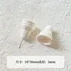 [Wangyang] Material e acessório para corrente de celular DIY temático de queijo Hello Kitty pintada de azul e branco em formato de estrela de acrílico