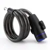 Candado de cadena para bicicleta, candado de cable de acero, candado de cable antirrobo para bicicleta de montaña, candado para bicicleta eléctrica, candado antirrobo para bicicleta, transfronterizo