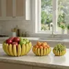 Tigela de Banana Criativa Prato de Frutas e Doces Impressão 3D Integrada Adiciona Cor ao Espaço e é Prático Prato de Frutas em Forma de Banana