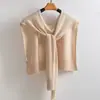 Xale de Malha Cashmere Quatro Estações 2026 para Mulheres, Proteção de Ombro e Pescoço de Alta Qualidade, Cachecol Versátil com Nó Multifuncional