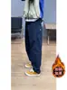 Pantalones Deportivos Casuales Rectos Gruesos de Terciopelo de Moda para Hombre y Mujer, Mismo Estilo, Cálidos, Holgados y Cómodos para el Uso Diario, Otoño e Invierno 2025