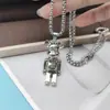 Colar Masculino Tendência Hip-Hop Versátil Pingente hiphop Longo Ornamentos Pendentes Masculinos e Femininos Estilo ins Feminino Corrente de Lã Personalizada Didi Bouncing
