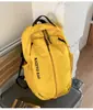 Mochila de senderismo y montañismo para exteriores de color dopamina a bloques, multifuncional, bolsa de viaje, bolsa para portátil, bolso de hombro