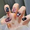Promoción por Tiempo Limitado Pegatinas para Uñas Transfronterizas Simples y Modernas Pegatinas para Uñas Postizas Venta al por Mayor Estilo de Comercio Exterior Puntas de Uña Portátiles
