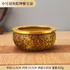 Adorno de Cuenco del Tesoro de Latón Modelo Nuevo Recipiente de Arroz de Riqueza Diaria Sala de Estar Hogar Cuenco de Cobre Sólido Engrosado Jarra de Cobre