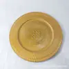 Platos de carga de plástico estilo europeo para bodas, hoteles, fiestas, días festivos, platos decorativos desechables para postres y frutas