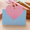 Tarjeta de felicitación universal con forma de corazón creativa coreana transfronteriza Tarjeta de mensaje de agradecimiento y bendición Tienda de flores para festivales y cumpleaños Flores frescas Regalos pequeños