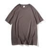 Playera de Manga Corta para Hombre Trbottomy Color Puro Playera para Pareja Camiseta Básica Versátil 2023 Verano Nuevo Manga Media Playera Corta para Hombre