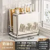 Almacenamiento de cuchillos de cocina 5 en 1 portacuchillos palillos multifuncionales tabla de cortar organizador de cuchillos para tapas de ollas integrado