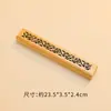 Pulsera de Cristal Purificador de Salvia Blanca de California, Caja de Aromaterapia Desmagnetizante y Purificadora, Contenedor de Madera de Cedro, Quemador de Incienso de Bambú