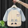 Babero para bebé, ropa para comer de niños, bata impermeable y anti-manchas de manga larga, babero para alimentación de bebés, ropa de alimentación lavable
