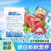 Bolsa de Hielo Autoabsorbente Personalizable para Conservación Rápida de Alimentos Frescos, Bolsa de Hielo de Aviación para Uso Repetido, Bolsa de Hielo sin Agua Engrosada