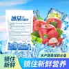 Bolsa de Hielo Autoabsorbente con Rejilla para Conservación de Fruta Fresca, Adecuada para Entrega Exprés y Puestos, Bolsa de Hielo Reutilizable y Sin Agua Fabricante