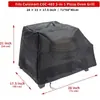 Funda antipolvo más vendida transfronteriza de 28 pulgadas con revestimiento plateado, impermeable y a prueba de polvo, para horno, adecuada para Cuisinart CGC403