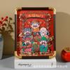 Estilo Chinês DIY Pintura Estéreo 3D Ano Novo Auspicioso Tendência Nacional Cultural e Criativo Recorte de Papel Escultura Moldura Decorativa Porta-Retrato de Mesa Atacado
