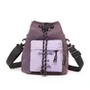 Bolsa Pequena Transversal com Cordão para Caminhada ao Ar Livre Marca Tendência INS Leve Color Block Bolsa de Ombro Único Masculina Casual Tendência Bolsa Tiracolo Feminina