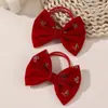 Tejido de Encaje Nuevo Europeo y Americano Transfronterizo Cinta con Hilo Lazo Pinza para Cola de Caballo Pinza para el Cabello de Niña Corazón Pinza Lateral