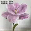 Flores de Tulipán Artificiales Grandes, Flores Falsas Impermeables de Eva para Montaje de Escenas Exteriores, Decoración de Bodas y Arreglo de Pasillos